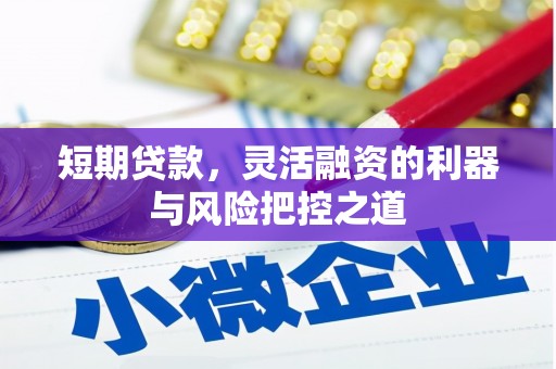 同德短期贷款，灵活融资的利器与风险把控之道