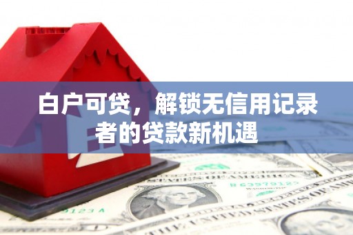 同德白户可贷，解锁无信用记录者的贷款新机遇