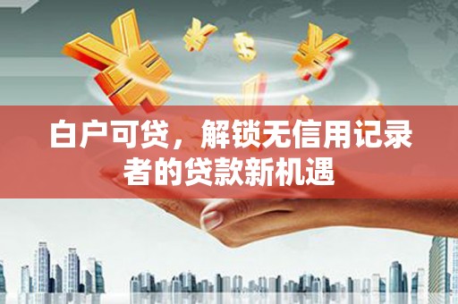 同德白户可贷，解锁无信用记录者的贷款新机遇