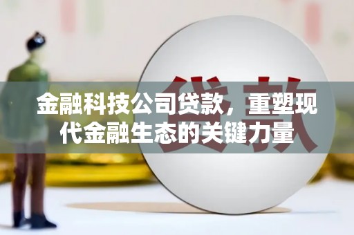 同德金融科技公司贷款，重塑现代金融生态的关键力量