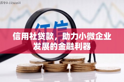 同德信用社贷款，助力小微企业发展的金融利器