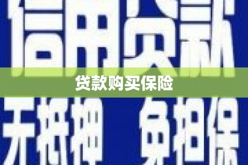 同德贷款购买保险